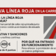 linea roja dgt carretera multa accidentes trafico